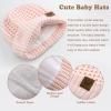 POMIJIAN Knitted Toddler Winter Hat Beanie for Baby Boy Girls Soft Cotton Cute Toddler Beanie Warm Infant Hats Outdoor (US, Age, 3 Years, 8 Years, Pink) view 4