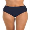 24th & Ocean Women's High Waist Hipster Bikini Swimsuit Bottom, Midnight//Solids, 6 view 1