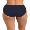 24th & Ocean Women's High Waist Hipster Bikini Swimsuit Bottom, Midnight//Solids, 6 view 2