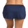 24th & Ocean Women's Mid Rise Hem Skirt Swimsuit Bottom, Midnight//Solids, 8 view 2