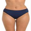 24th & Ocean Women's Mid Waist Bikini Swimsuit Bottom, Midnight//Solids, 16 view 1