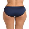 24th & Ocean Women's Mid Waist Bikini Swimsuit Bottom, Midnight//Solids, 16 view 2