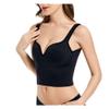1/2/3 Pack Longline Bras for Women, High Elasticity U-Shaped Back Fixed Chest Pad Bra, Gather Widen Hem Everyday Underwear view 1