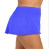 24th & Ocean Women's Swim Skort Swimsuit Bottom, Periwinkle//Solids, 8 view 3