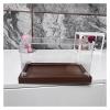 Large Stackable Car Display Box 14 16 18 20 22 24 26 28 Inch, Assemble Countertop Acrylic Display Case for Toy Memorabilia Collectibles Model, with 3mm Thick Acrylic Glass & Brown Base(55x55x25cm/22x2 view 1