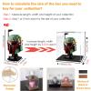 Large Stackable Car Display Box 14 16 18 20 22 24 26 28 Inch, Assemble Countertop Acrylic Display Case for Toy Memorabilia Collectibles Model, with 3mm Thick Acrylic Glass & Brown Base(55x55x25cm/22x2 view 2