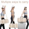 BLUBOON Duffle Bag Girls Kids Cute Gym Bag with Shoes Compartment & Wet Separation Waterproof Sports Overnight Travel Bag view 3