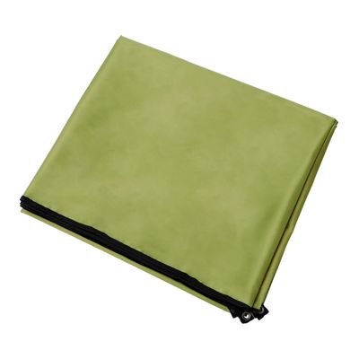 WOONEKY 1pc Oxford Cloth Mat for Camping Hiking Beach Outdoor Events Portable Ground Mat Army Green Multi-Functional and