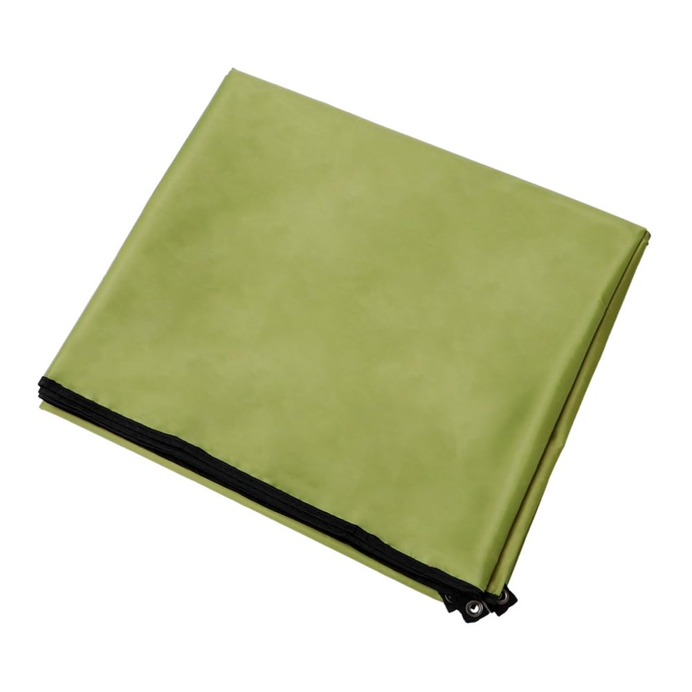 WOONEKY 1pc Oxford Cloth Mat for Camping Hiking Beach Outdoor Events Portable Ground Mat Army Green Multi-Functional and