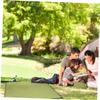 WOONEKY 1pc Oxford Cloth Mat for Camping Hiking Beach Outdoor Events Portable Ground Mat Army Green Multi-Functional and view 3