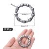 uxcell Bicycle Crank Ball Bearing 2/7Inch (8mm) x 9 Balls, 2pcs Replacement Ball Bearings for Mountain Bottom Bracket Bearings Bike Wheel Frame Bearing Repair view 2