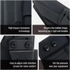 Glock 19 Holster IWB Kydex Holster. Fit: Glock 19, 23, 26, 27, 32, 33, 19X, 45 Pistol. Concealed Carry Holster G19 Adjustable Cant & Retention, Ambidextrous (Black) view 3