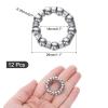 uxcell Bicycle Crank Ball Bearing 2/7Inch (6.35mm) x 9 Balls, 2pcs Replacement Ball Bearings for Mountain Bottom Bearings Bike Wheel Frame Bearing Repair view 2
