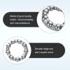 uxcell Bicycle Crank Ball Bearing 2/7Inch (6.35mm) x 9 Balls, 2pcs Replacement Ball Bearings for Mountain Bottom Bearings Bike Wheel Frame Bearing Repair view 3
