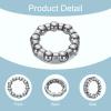 uxcell Bicycle Crank Ball Bearing 2/7Inch (6.35mm) x 9 Balls, 2pcs Replacement Ball Bearings for Mountain Bottom Bearings Bike Wheel Frame Bearing Repair view 4