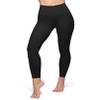 YUDSUD High Waisted Leggings for Women - Tummy Control Yoga Pants for Workout Running Athletic Women's Leggings Plus Size Black view 2
