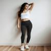 YUDSUD High Waisted Leggings for Women - Tummy Control Yoga Pants for Workout Running Athletic Women's Leggings Plus Size Black view 3