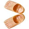 Hemoton Feet Shoes Funny Realistic Monster Feet Slippers Adult Bigfoot Shoe Covers for Halloween Giant Feet Slippers Costume 1 Pair Large Cartoon Props view 1
