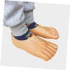 Hemoton Feet Shoes Funny Realistic Monster Feet Slippers Adult Bigfoot Shoe Covers for Halloween Giant Feet Slippers Costume 1 Pair Large Cartoon Props view 3