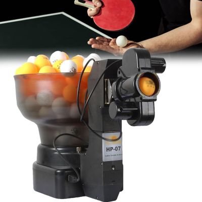 YQDDM Ping Pong Table Tennis Robots Ball Machines, Automatic Ball Machine 36 Spins Home Practicing on Machine, with Different Spin Balls Table Tennis Robots