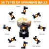 YQDDM Ping Pong Table Tennis Robots Ball Machines, Automatic Ball Machine 36 Spins Home Practicing on Machine, with Different Spin Balls Table Tennis Robots view 3
