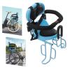 Sippyssy Kids Bike Seat, Baby Bicycle Seat Child Safety Carrier Back Mount Seat Attachment with Handrail and Seatbelts, Toddler Bike Seat Adjustable Kids Seat for Children 6 Months to 6 Years (Blue) view 3