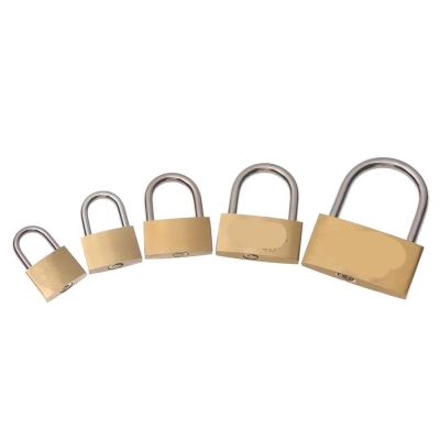 Small Copper Lock with 2Keys Luggage Case Brass Padlock Mini Travel Suitcase Security Tool Locker Case Supply Lock Hardware 1Pcs(1.8x3cm)