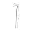 GLEAVI 10pcs Lightweight Aluminum Tent Stakes Durable Pegs for Camping Enhanced Grip Design Easy to Install and Remove for Canopies and Outdoor Use view 2