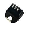 3 Digit Combination Padlock Password Lock for Suitcase Bag Luggage Box Diary Handbag Rarelock ZS27 1Pcs(Black) view 2
