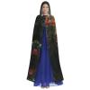 WHJYMX Hummingbird Green Prints Halloween Adult Hooded Cloak for Costume Parties and Cosplay Events view 2