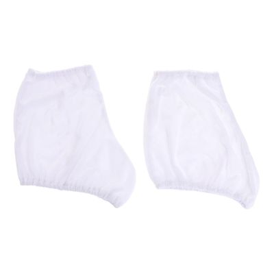 WHAMVOX 1pair Ice Skate Boot Covers Elastic Skating Accessories for Hockey and Figure Skates Comfortable for Ice Skating Boots White Rhinestones
