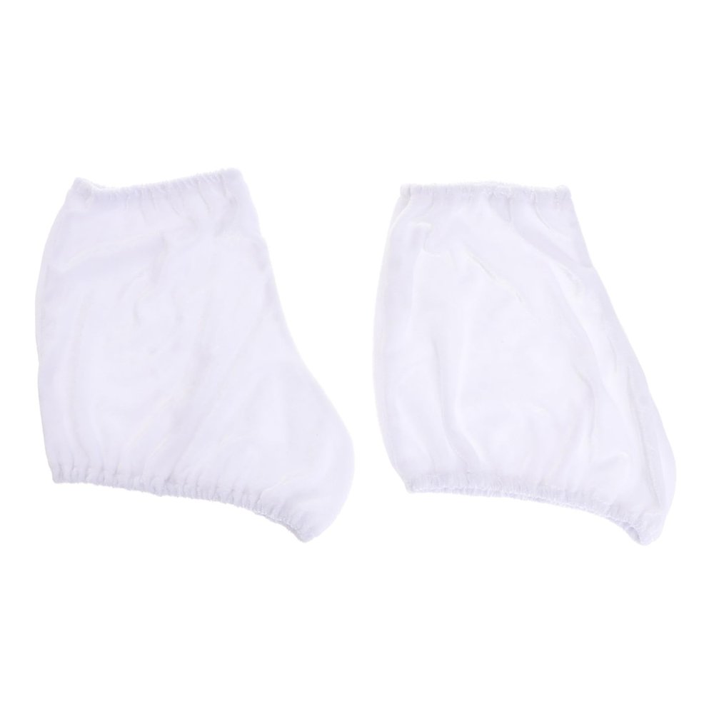 WHAMVOX 1pair Ice Skate Boot Covers Elastic Skating Accessories for Hockey and Figure Skates Comfortable for Ice Skating Boots White Rhinestones