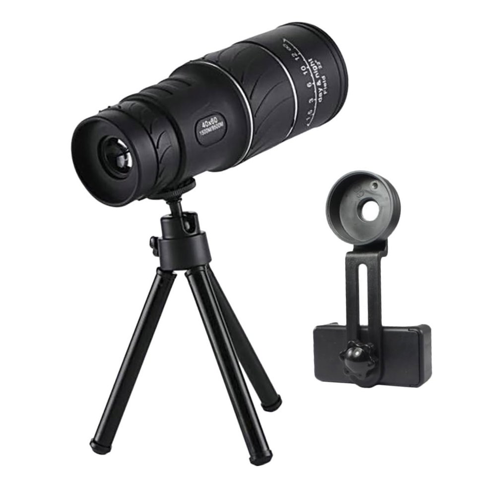 MERRYHAPY 16x52 Telescope for Adults Sturdy Plastic Compact for Travel Hiking Bird Watching Hunting Camping Concerts Portable Scope 66m/8000m View
