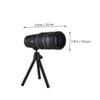 MERRYHAPY 16x52 Telescope for Adults Sturdy Plastic Compact for Travel Hiking Bird Watching Hunting Camping Concerts Portable Scope 66m/8000m View view 2
