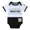 Cnins Argentina Soccer Baby Bodysuit, Unisex Newborn Football Outfit - Infant Argentina Futbol Onesie (CN-NATS, 0-3M) view 1