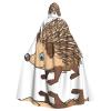 WHJYMX cute Cartoon Hedgehog Printing Halloween Adult Hooded Cloak for Party Decoration and Costumes view 1