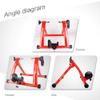 Dntum Bicycle Turbo Trainer,Magnetic Bike Trainer Stand - Riding Training Platform - Bicycle Turbo Trainer Bike Trainer Exercise Fitness Stationary Frame for Mountain & Road Bikes Yellow view 3