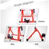 Dntum Bicycle Turbo Trainer,Bike Magnetic Turbo Trainer - Bike Trainer Stand - Variable Resistance Bike Trainer Exercise Fitness Stationary Frame view 2