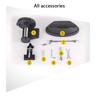Dntum Bicycle Turbo Trainer,Bike Magnetic Turbo Trainer - Bike Trainer Stand - Variable Resistance Bike Trainer Exercise Fitness Stationary Frame view 4