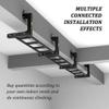 Dntum Fitness Pull-ups Horizontal Bars Climbing Frame Home Equipment Exercise Equipment Load 300kg Black-98x35x30cm view 3