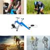 Dntum Bicycle Turbo Trainer,Exercise Bicycle Trainer Stand Stationary Indoor Magnetic Resistance 6 Levels Adjustable Fold Storage Home Sport Fitness Steel Frame view 3