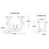 Dntum Bicycle Turbo Trainer,Magnetic Indoor Bicycle Trainer - Bike Magnetic Turbo Trainer - Magnetic Bike Trainer Stand Variable Resistance Bike Trainer Exercise Fitness Stationary Frame view 4
