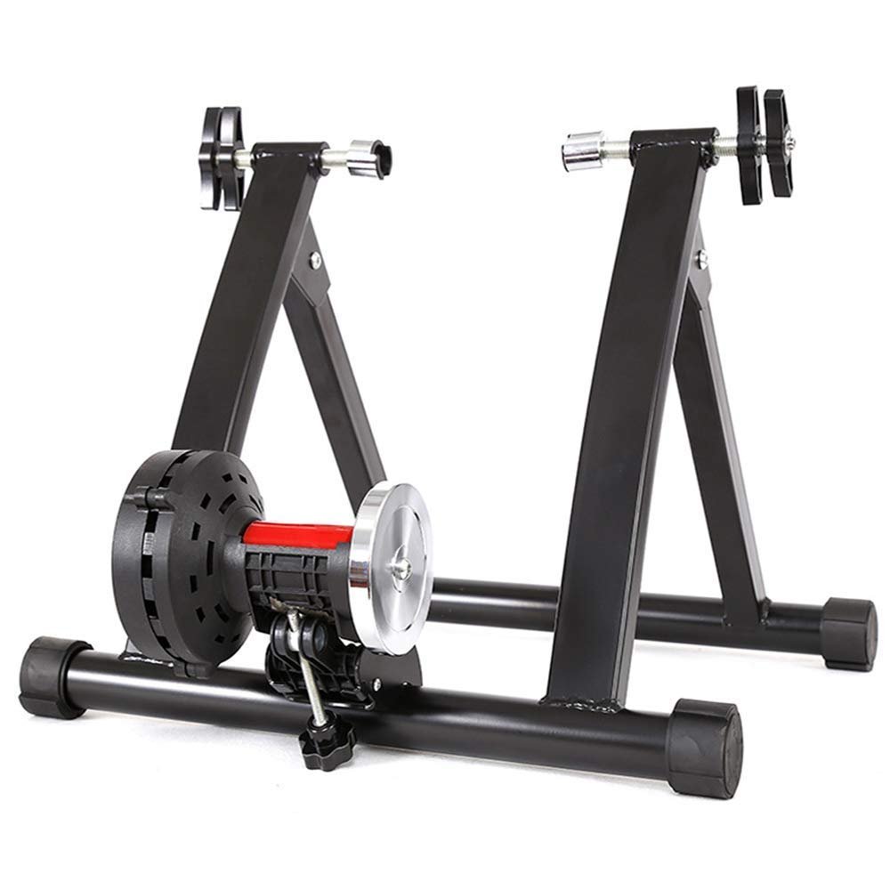Dntum Bicycle Turbo Trainer,Bike Magnetic Turbo Trainer Magnetic Bike Trainer Stand Variable Resistance Bike Trainer Exercise Fitness Stationary Frame