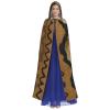 WHJYMX Big Snake Skin Printing Halloween Adult Hooded Cloak for Party Decoration and Costumes view 2