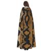 WHJYMX Big Snake Skin Printing Halloween Adult Hooded Cloak for Party Decoration and Costumes view 4