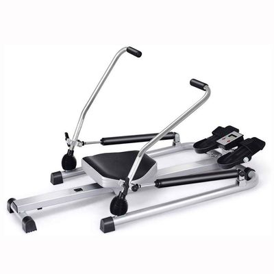 Dntum Rowing Machine for House Use Foldable, Indoor Hydraulic Rowing Machine Exercise, Multifunctional Rowing Fitness Equipment for Men, Women and Children