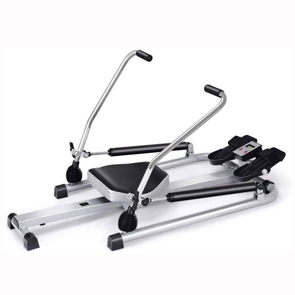 Dntum Rowing Machine for House Use Foldable, Indoor Hydraulic Rowing Machine Exercise, Multifunctional Rowing Fitness Equipment for Men, Women and Children