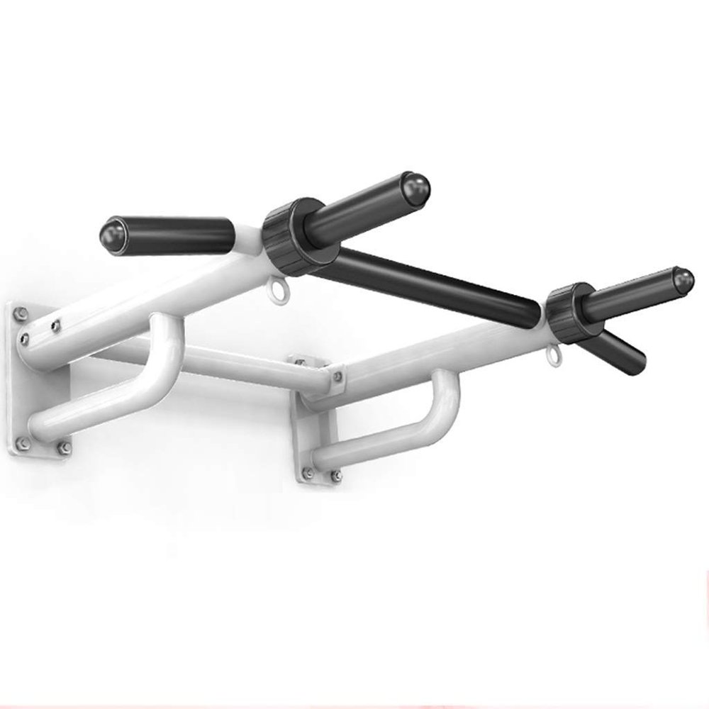 Dntum Fitness Pull-up Bar Stable Horizontal Bar Home Parallel Bars Sandbag Shelf|Multi-Function Exercise Equipment Loading Weight 500kg White-98x22x66cm