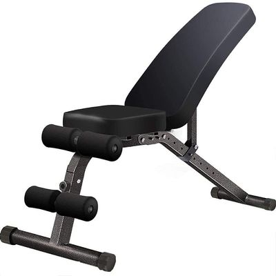 Dntum Weight Bench Dumbbell Weight Lifting Adjustable Weight Bench Training Fitness Workout Bench Sit Up Home Gym Equipment for Full Body Workout with Flat/Incline/Decline A