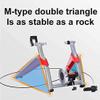 Dntum Exercise Bicycle Trainer Stand Indoor Magnetic Resistance 6 Levels Adjustable Wire Control Fold Home Sport Fitness Noise Reduction Stationary Exercise Steel Frame view 4